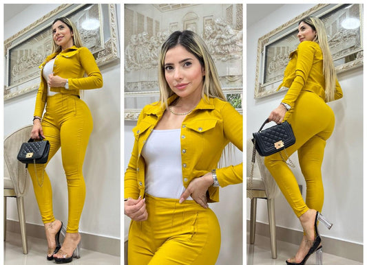 EXCLUSIVO - CONJUNTO 3 PIEZAS UNITALLA