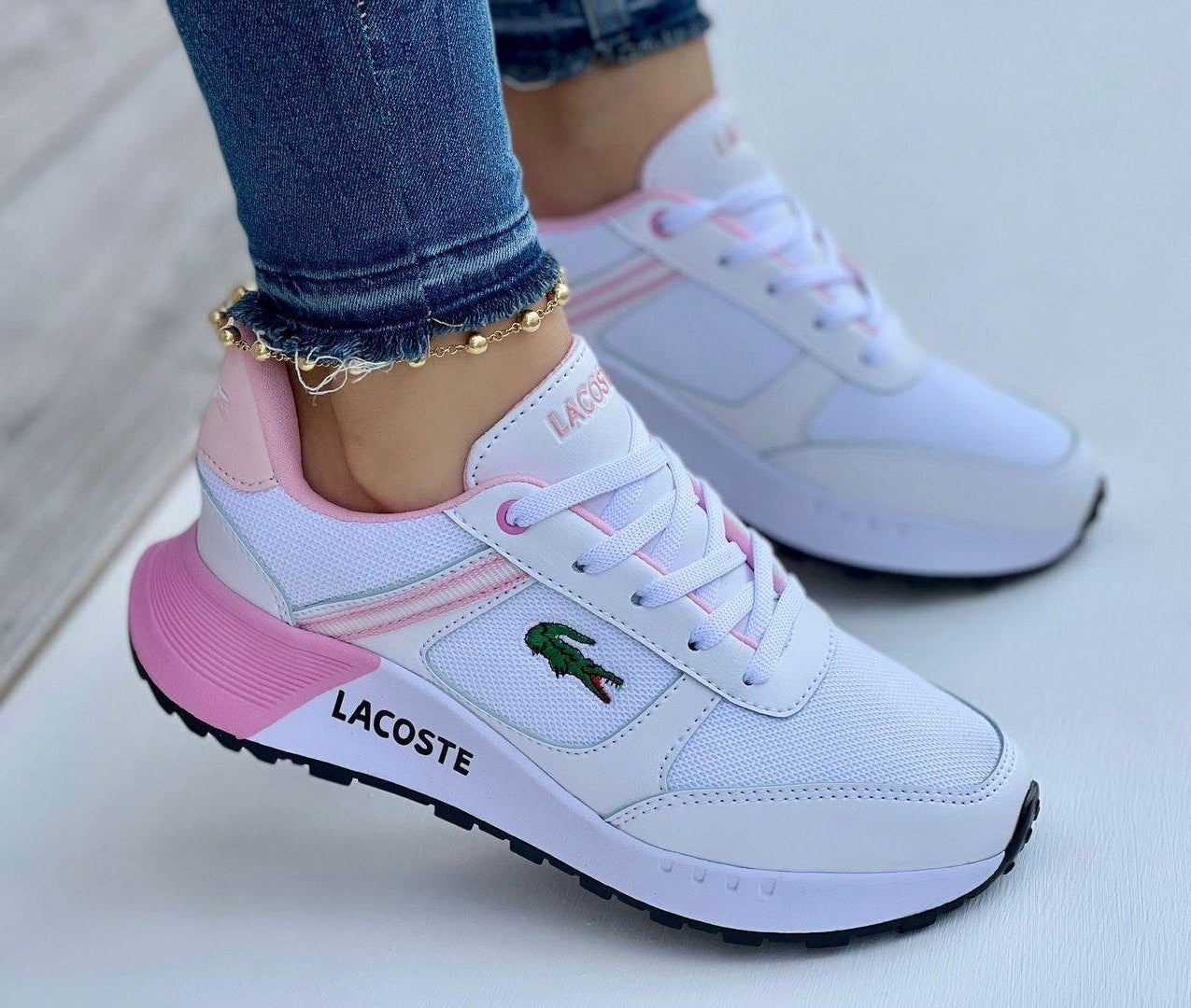 ✨TENIS LACOSTE DAMA REF 444🐊