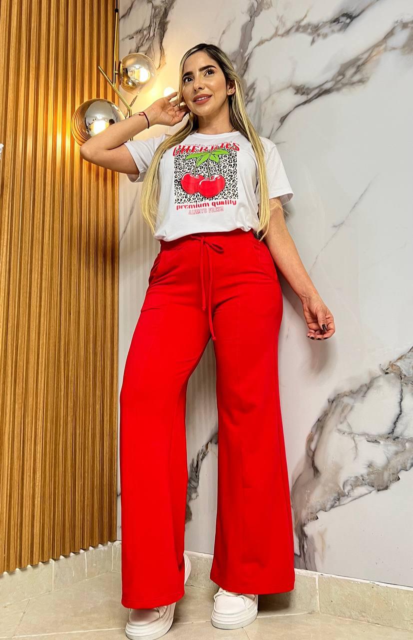 🍒 Conjunto Bota Campana Cereza 🍒