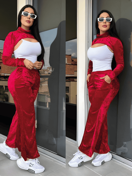 🪷Exclusivo - Conjunto Trio Cuello Tortuga Talla Unica 🪷