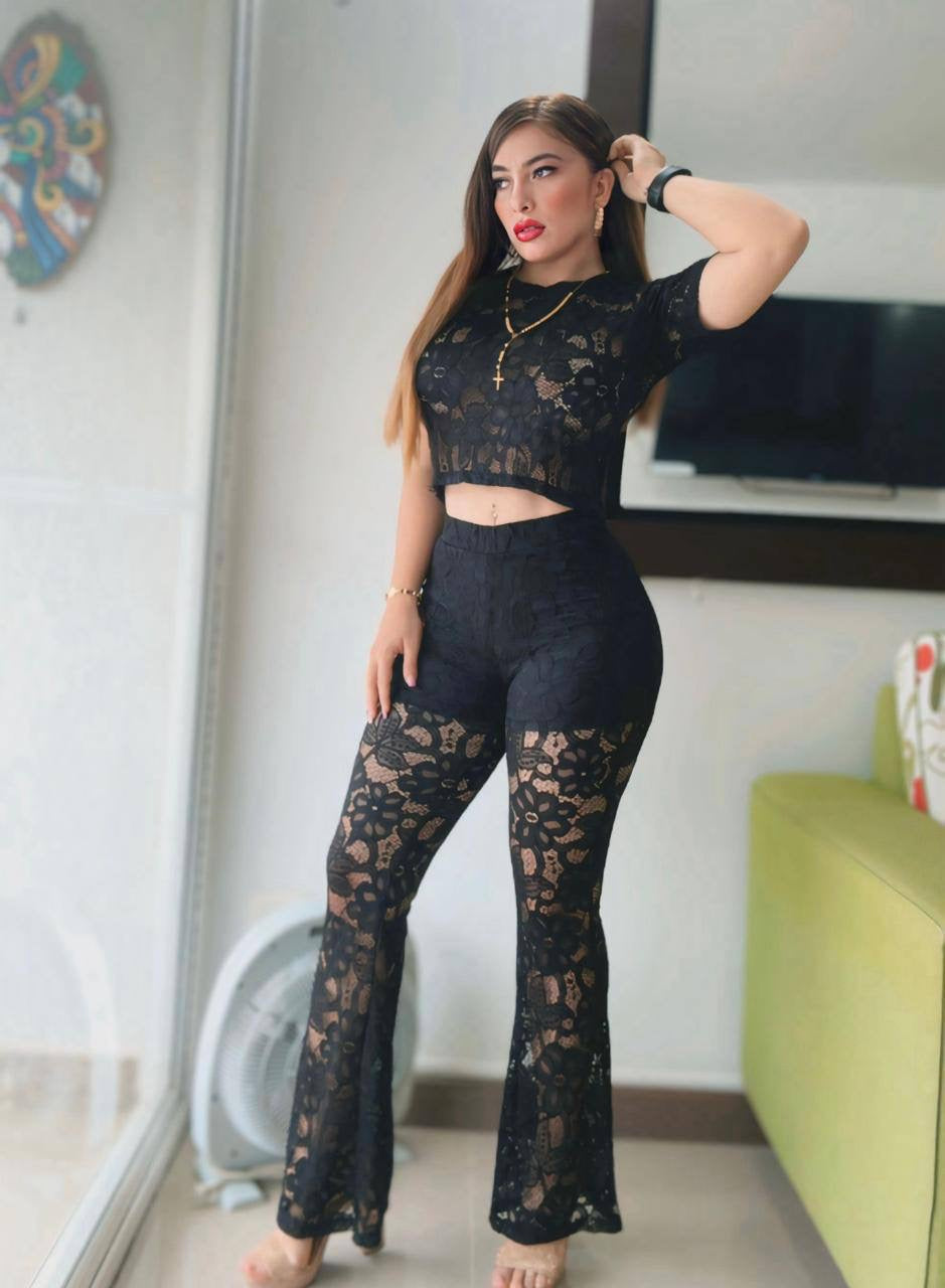 🔥 Conjunto en Blonda - Diseño Exclusivo 💃🏻