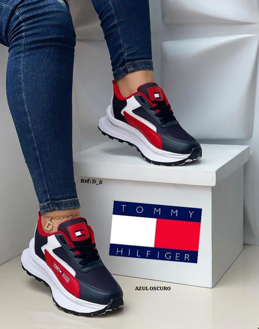 ✨TENIS TOMMY HILFIGER LASHMY ⚪🔴