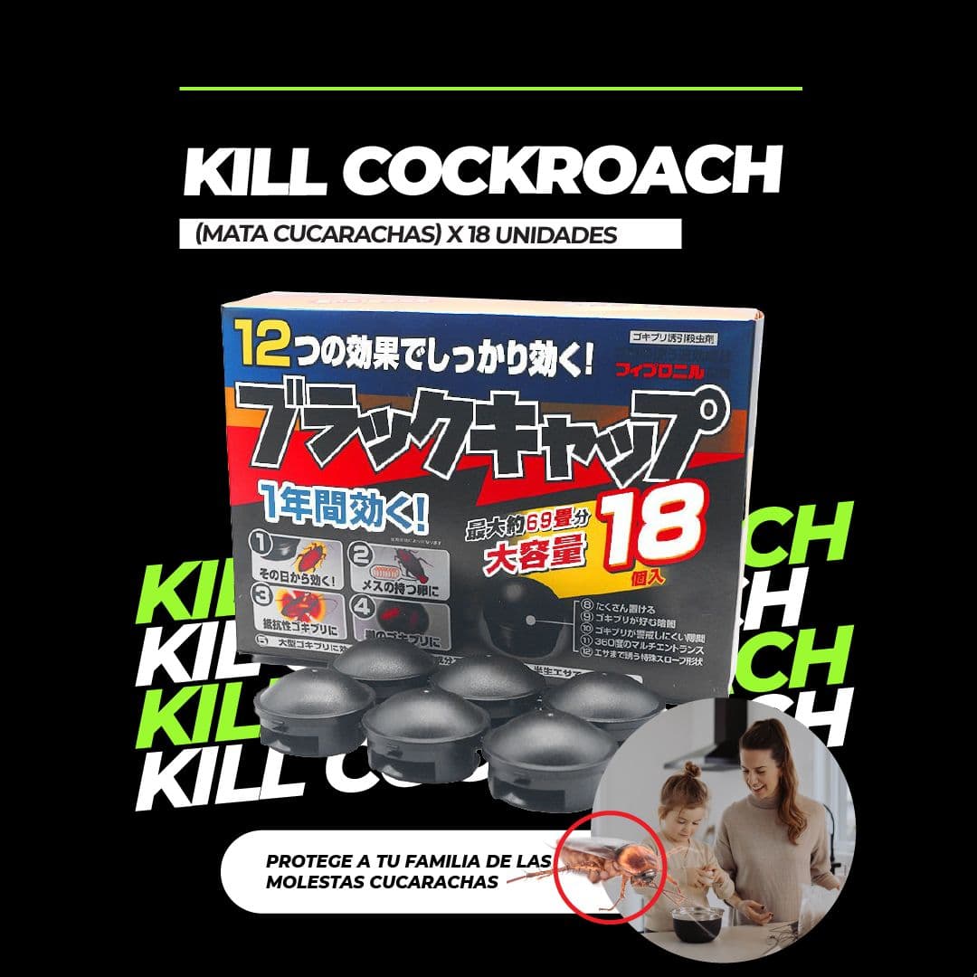 MATA CUCARACHAS (18 UNIDADES)