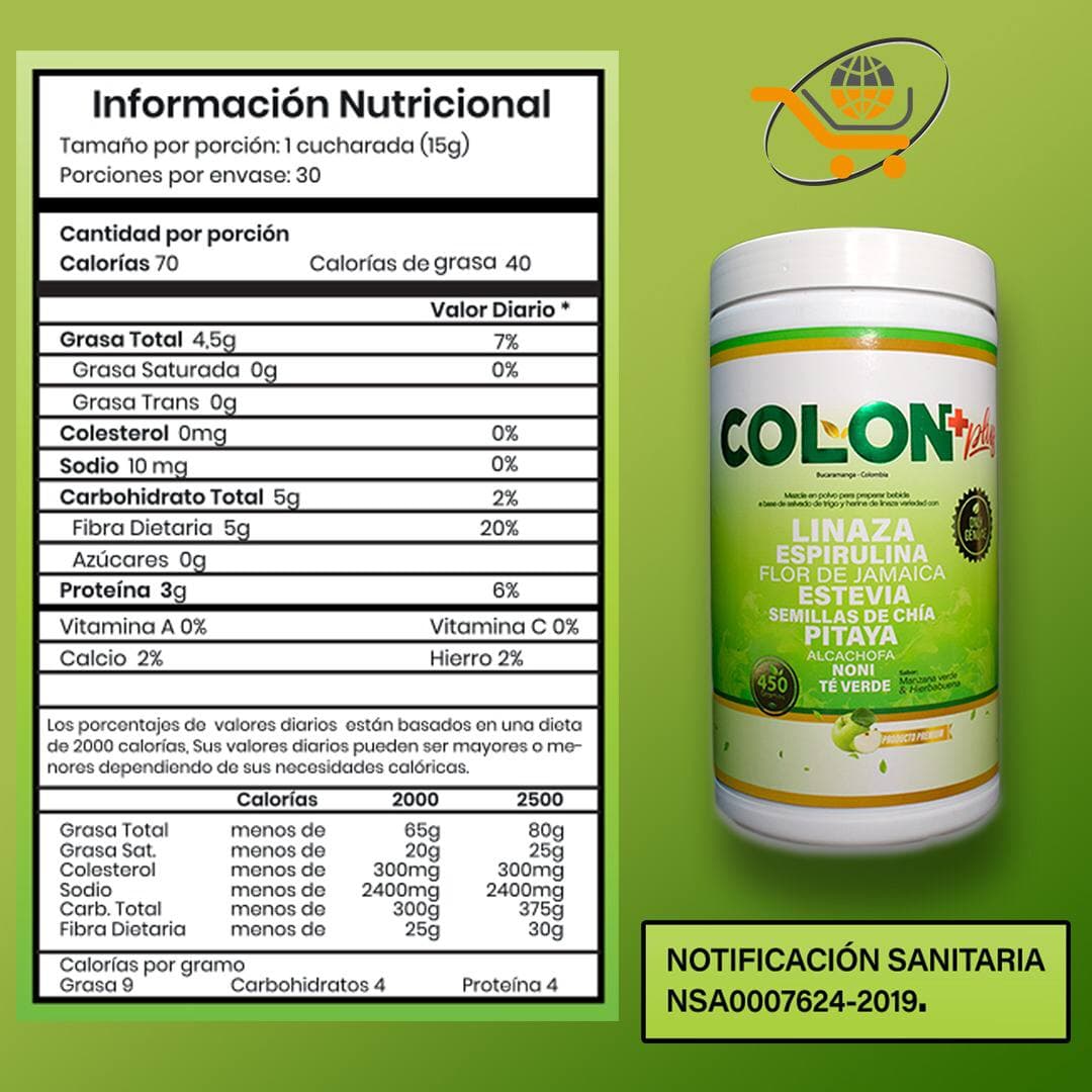 Fibra Natural Colon - Plus