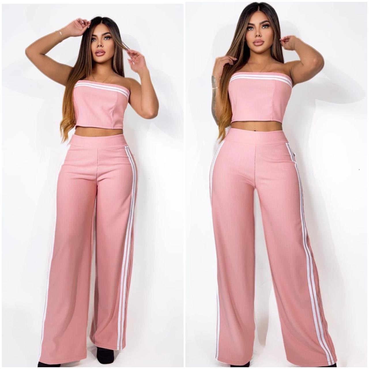 ✨Conjunto Pantalon Y Blusa Straple Venus ✨