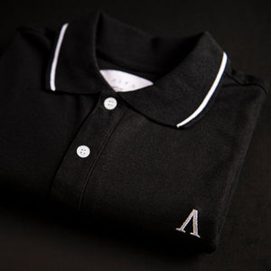 CAMISETA POLO NEGRA