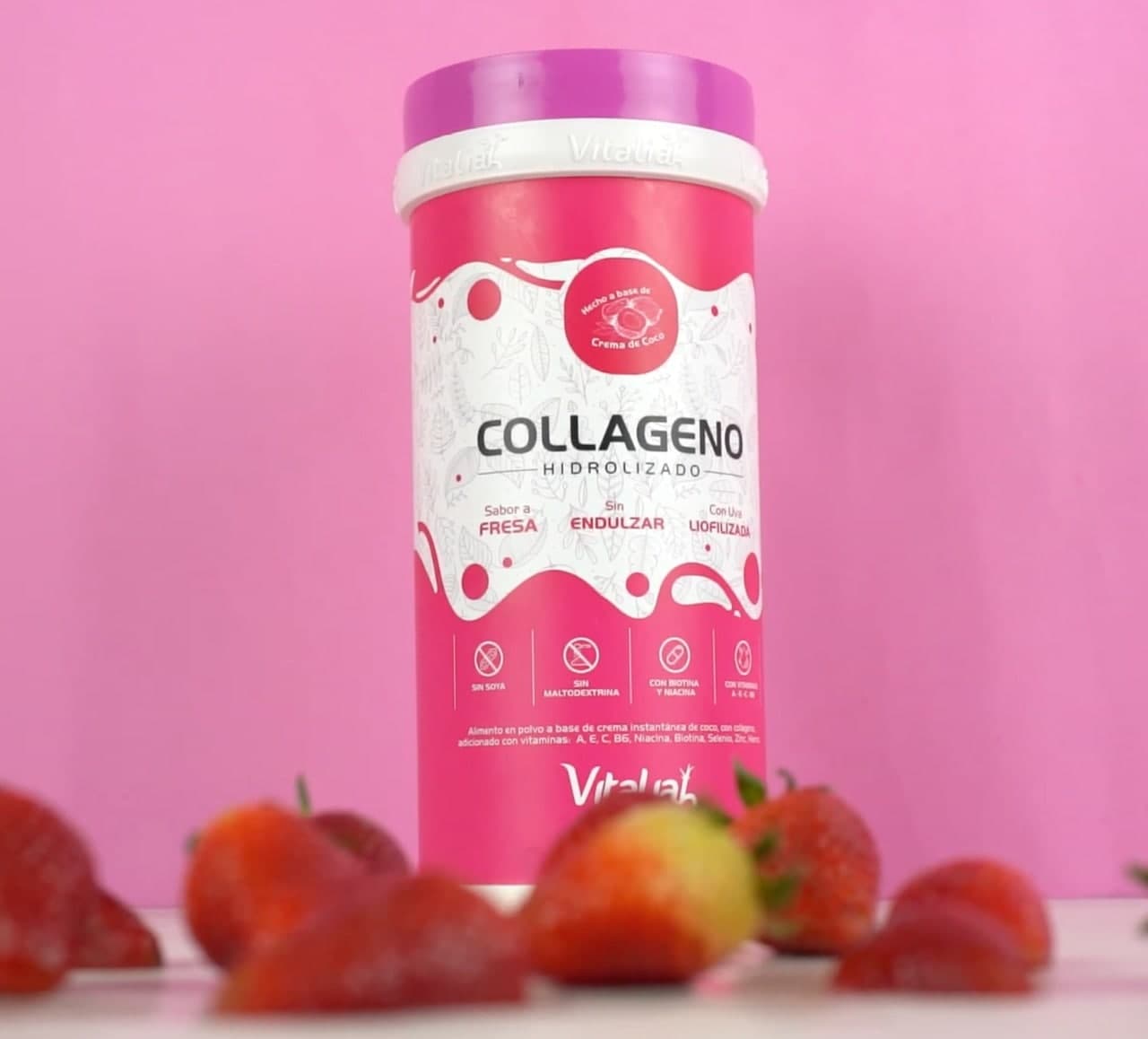 Colageno Hidrolizado de Fresa ⭐⭐⭐⭐⭐
